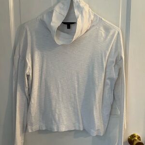 Banana Republic cotton cowl neck turtleneck